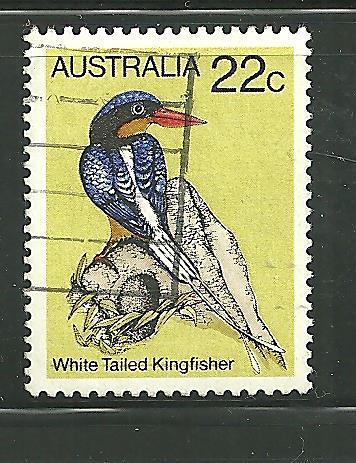 Australia 733 Postally used White Tailed Kingfisher