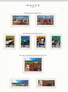 MALTA 1980/82 Religion Art Chess Birds MNH Approx 65 Items (ELF 930