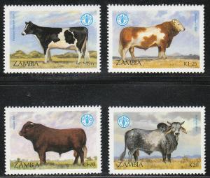 Zambia Scott # 418-421 MNH