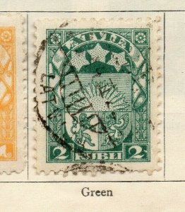 Latvia 1921 Early Issue Fine Used 2r. NW-191771