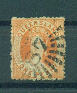 Queensland sc# 25 used cat value $9.25