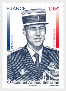 2023 France Colonel Arnaud Beltrame (Scott NA) MNH