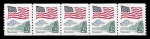 PCBstamps  US #2280a PNC5 5 $1.25(5x25c)Flag/Yosemite, (#11), MNH, (15)