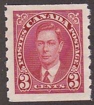 Canada 240 King George VI Mufti Coil 1937