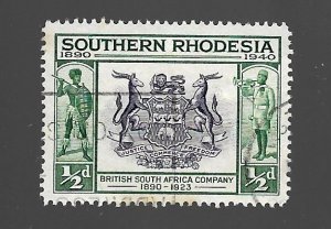 Southern Rhodesia 1940 - U - Scott #56 *