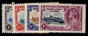 GILBERT AND ELLICE ISLANDS GV SG36-39, 1935 SILVER JUBILEE set, M MINT. Cat £35.