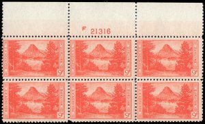 USA 748 Mint (NH) Plate Block of 6