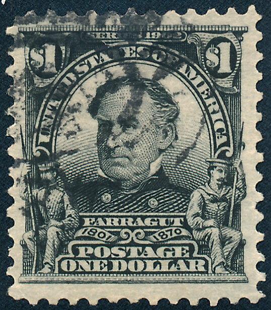 US 311 $1 1903 Second Bureau Issue David G. Farragut VF Used