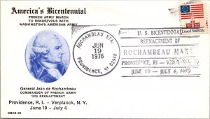 6.19.1976 Re-Enactment Of Rochambeau Mars - Providene RI - Single  - J1388