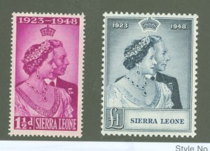 Sierra Leone #188-189  Single (Complete Set)