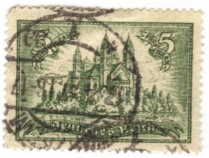 Germany #350 used 5-mark hi value CV $14.50