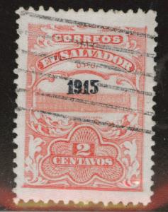 El Salvador Scott 415 Used opt from 1915 set