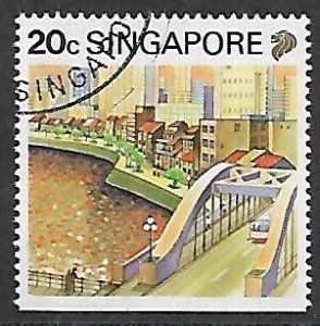 Singapore # 569 - Singapore River - used.....{KlBl27}