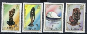 Belize 863-66 MNH 1987 Wood Carvings (ak2977)