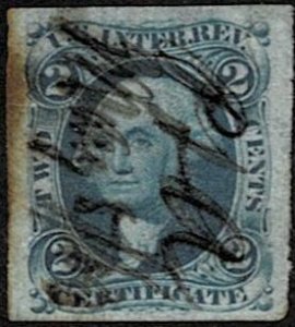 1862 United States Revenue Scott Catalog Number R7a Used