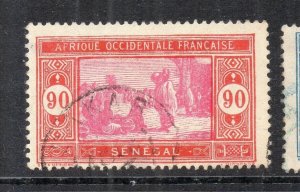 French Senegal 1914 Early Issue Fine Used 90c. NW-231073