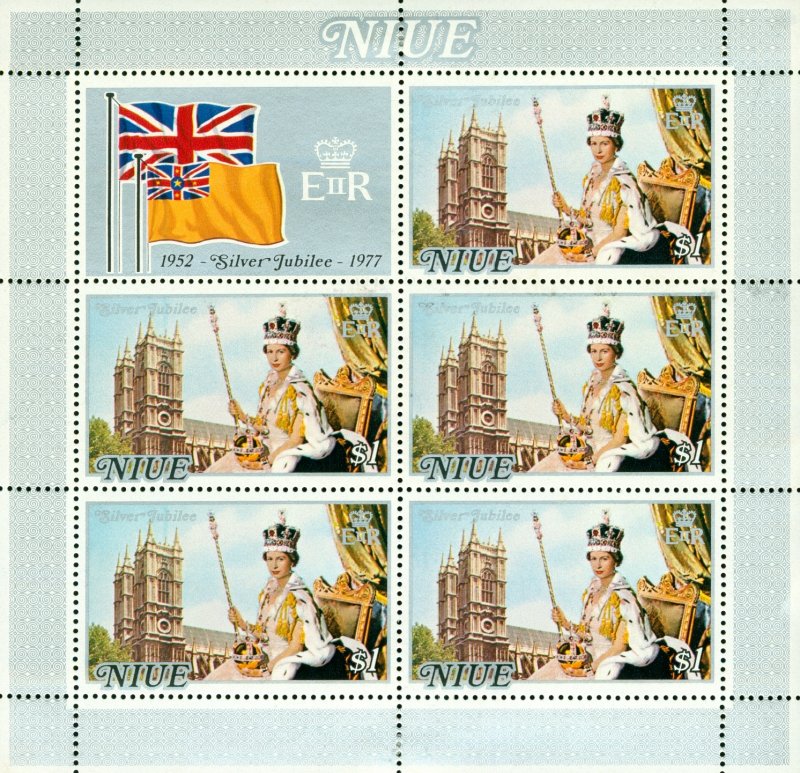 R2-0042 NIUE 194 SHEET-5  SCV $2.50 BIN $1.25