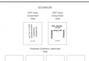 PRINTED ECUADOR 1865-2010 STAMP ALBUM PAGES (441 pages)