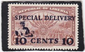 Liberia   #   E - 1  unused 