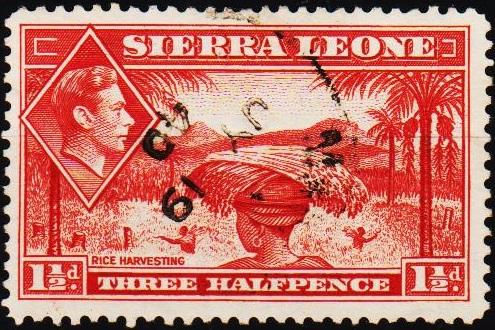 Sierra Leone. 1938 1 1/2d S.G.190 Fine Used