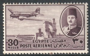 Egypt Scott C46 - SG329, 1947 Airmail 30m MH*