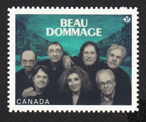 BEAU DOMMAGE = MUSIC BAND, GROUP = DIE CUT Canada 2013 #2658i MNH