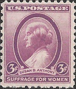 # 784 MNH - SCV-0.25 - SUSAN B. ANTHONY