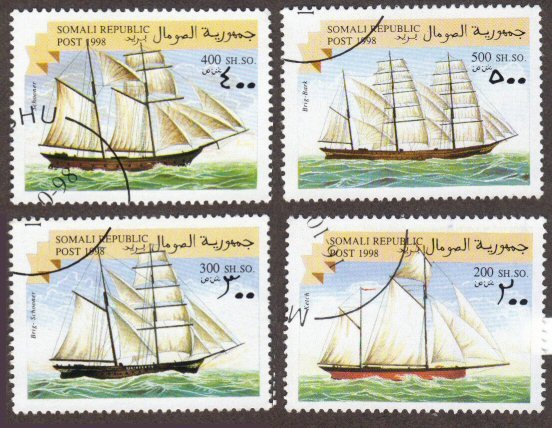 Somali Republic - set of 4 ships