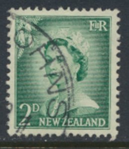 New Zealand  SC# 308  SG 747  Used   QE II Definitive 1956  see details & Scans