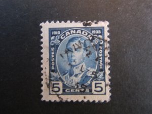 Canada #214 King George V Silver Jubilee Nice stamp  {ca158}