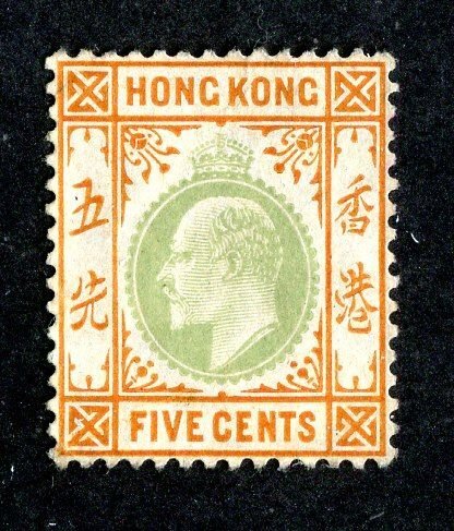 1906 Hong Kong Sc# 91a MNG cv. $22.50 ( 3629 BCX5 )