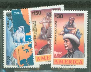 Chile #836/867  Single (Complete Set)