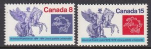 648-49 1974 UPU MNH