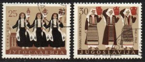 Yugoslavia Sc #618-619 Used