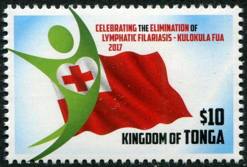 HERRICKSTAMP NEW ISSUES TONGA Sc.# 1330 Elimination of Lymphatic Filariasis