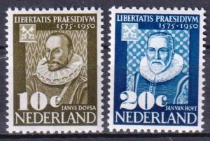 Netherlands 1950 Leiden University 375 Years Sc. 328 -9 MNH