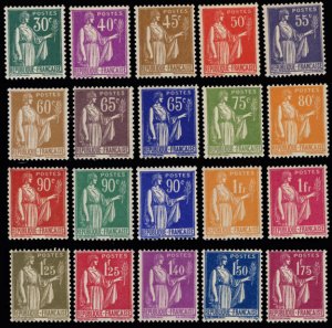 Scott #264-83 Peace and Olive Branch MNH