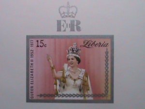 LIBERIA -1977 QUEEN ELIZABETH II SILVER JUBILEE PROOF SHEET MNH VERY FINE