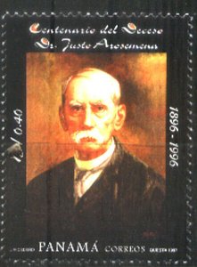 #1734 PANAMA 1997 DR JUSTO AROSEMENA ANIVERSARY YV 1161 MNH