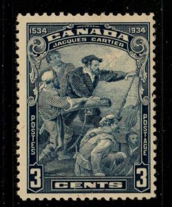 Canada Sc 208 1934 3c Jacques Cartier stamp mint NH