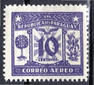Paraguay; 1931: Sc. # C60: MLH Single Stamp