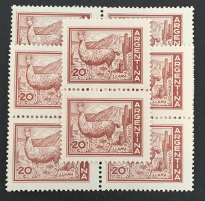 Argentina 1961 #686, Llama, Wholesale lot of 10,MNH, CV $3.50