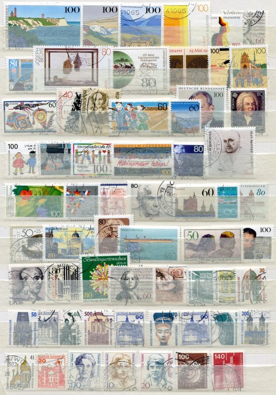 Germany  Sc.# Two Pages  mostly MNH  canceled Stamps