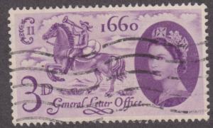 Great Britain 375 Postboy on Horseback 1960