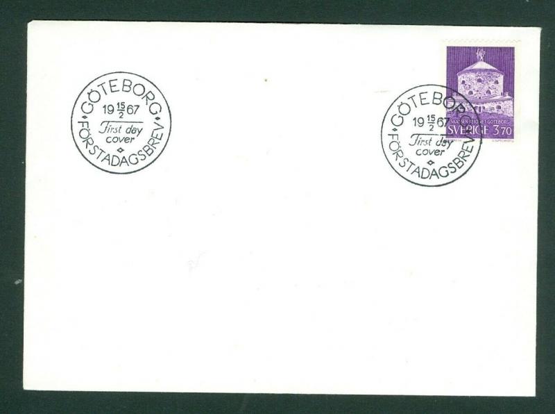 Sweden FDC. 1967. The Fortress  The Lion Scott # 720.