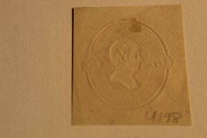 US U198 CUT SQUARE UNUSED