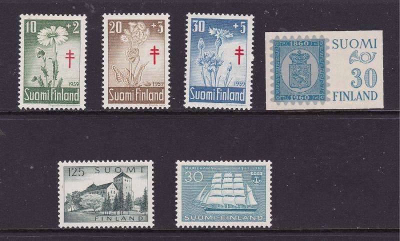 Finland a small mint lot 1959-60