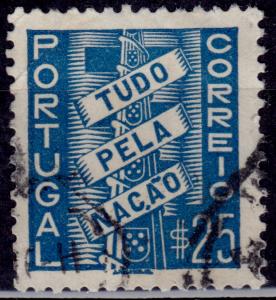 Portugal, 1935, All for the Nation, 25c, sc#566, used