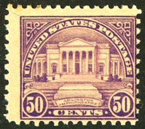 U.S. #569 MINT OG HR