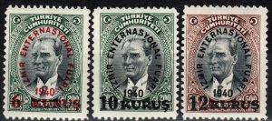 Turkey #848-50 MNH CV $5.00 (X6563)